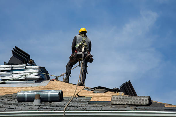 Professional Metal Roofing technician working in Moss Landing, CA